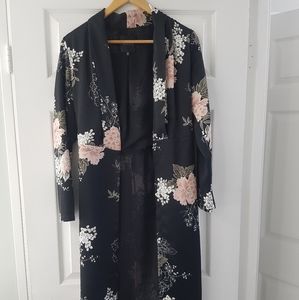 Floral Print Kimono/Blazer